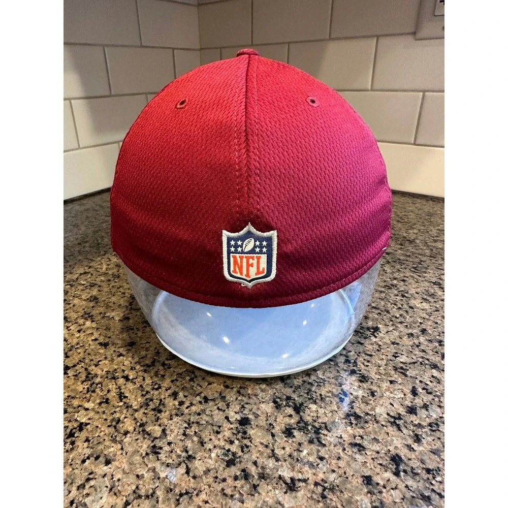 Washington Commanders New Era 39THIRTY Football Hat Medium Large‎ Red Grey